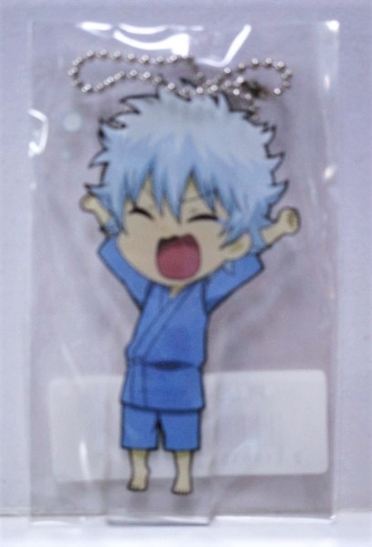 銀魂 描き下ろし SDアクリルチャーム 坂田銀時 (おはようver.) Blu-ray DVD 第一巻 購入特典 アニプレックス限定 未開封拍卖