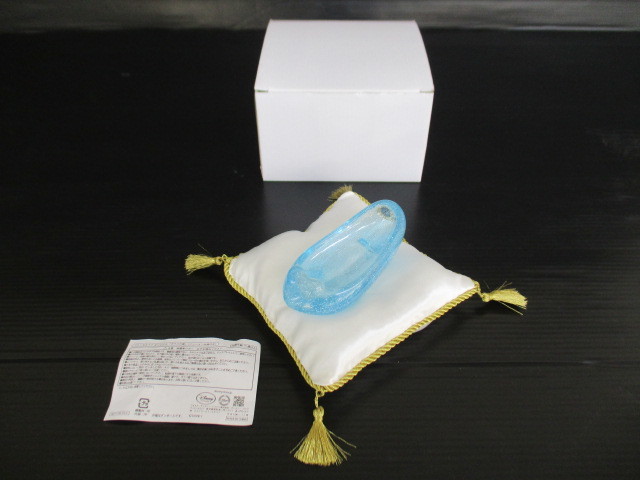 【希少品!】★プリンセスベアオリジナル ガラスの靴★クッション台座付き/Disney/観賞用 非売品/未使用品 拍卖