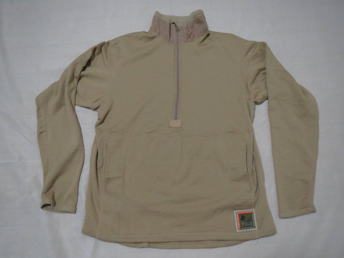 実物 アメリカ海兵隊 USMC FROG フリース 珍しいベージュ色拍卖
