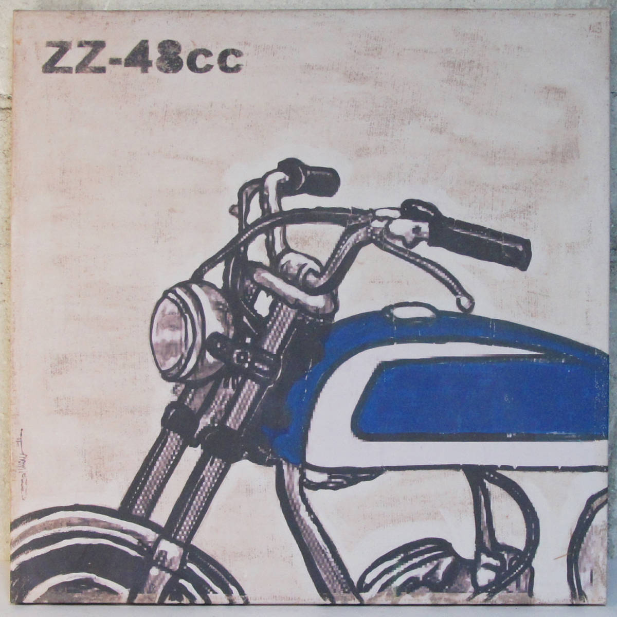 ファブリックパネル Sサイズ12号(600×600mm) moto morini zz 48cc バイク 単車 絵画 装飾品拍卖