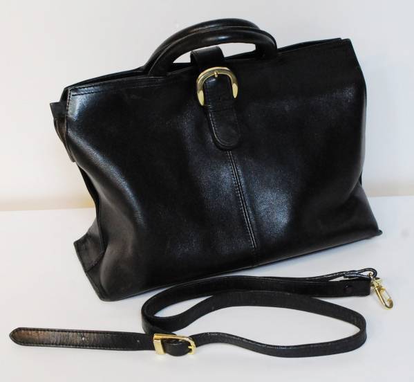2way レザーハンドバッグ / ショルダーバッグ 黒拍卖