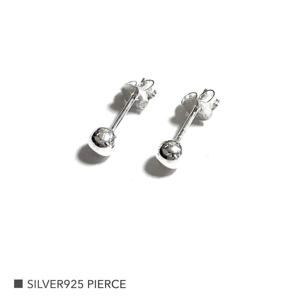 新品 シルバー925 丸玉ピアス ピアス アクセサリー 両耳用 2個拍卖