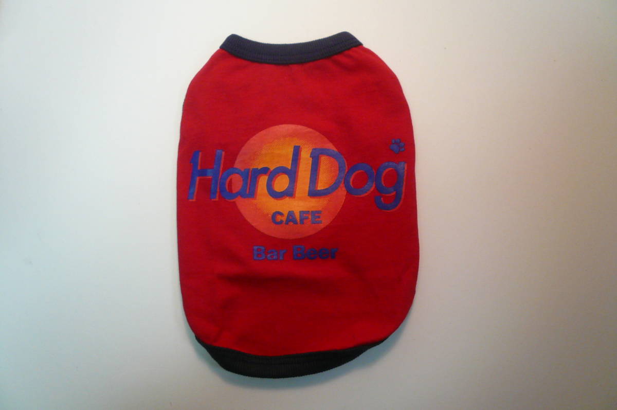 3号★送料無料・ネコポス便★小型犬ワンT Hard Dog CAFE レッド拍卖