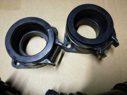 HONDA CB250T ホーク CB250N スーパーホーク250R CM250T インシュレーター 純正タイプ 新品 キャブレータ キャブ ジョイント バンド付き拍卖