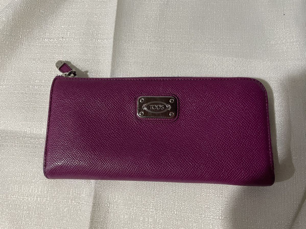 本物Tod’sトッズ長財布サイフローズピンク本革レザーレディースビジネス仕事マイケルコース MICHAEL KORS アタオ リモ ATAO拍卖
