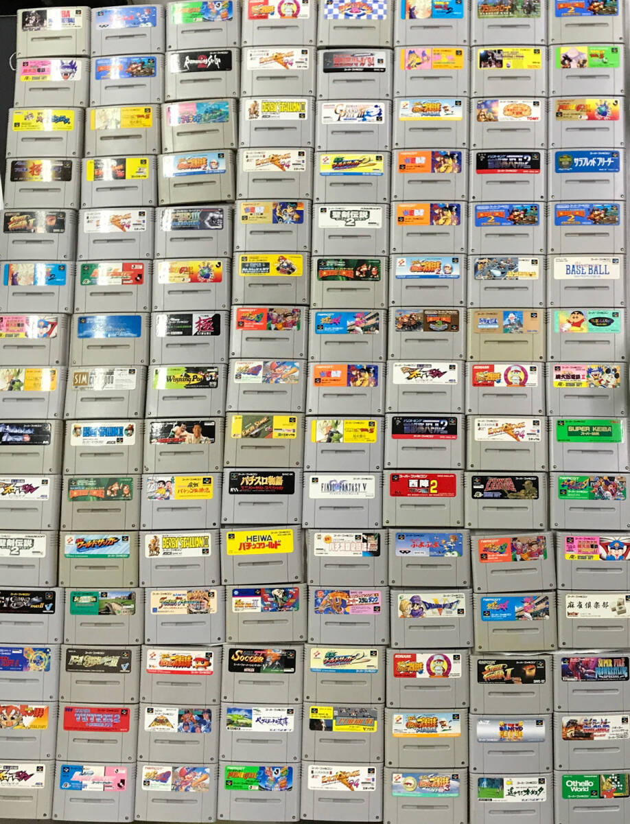 gr701 送料無料!現状品 スーパーファミコン SFC ソフト まとめ 148点セット パワフルプロ野球 ストリートファイター ドンキーコング 等拍卖