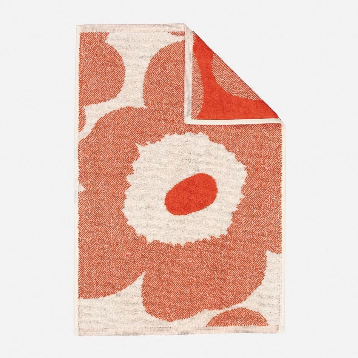 【未使用】マリメッコ Unikko ゲストタオル 32×50cm拍卖