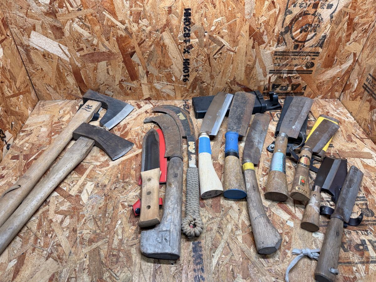 斧 鉈 まとめ売り ナタ 手斧 古道具 刃物拍卖