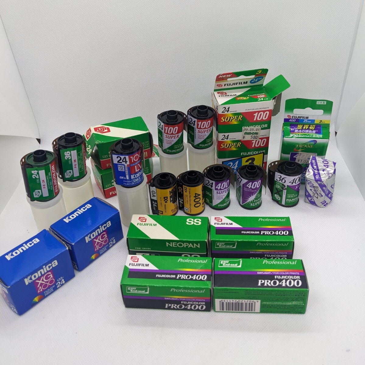 フジフイルム FUJIFILM ユニカ コダック Kodak 期限切れフィルム 開封品あり ジャンク品 まとめて20本【C-13】拍卖