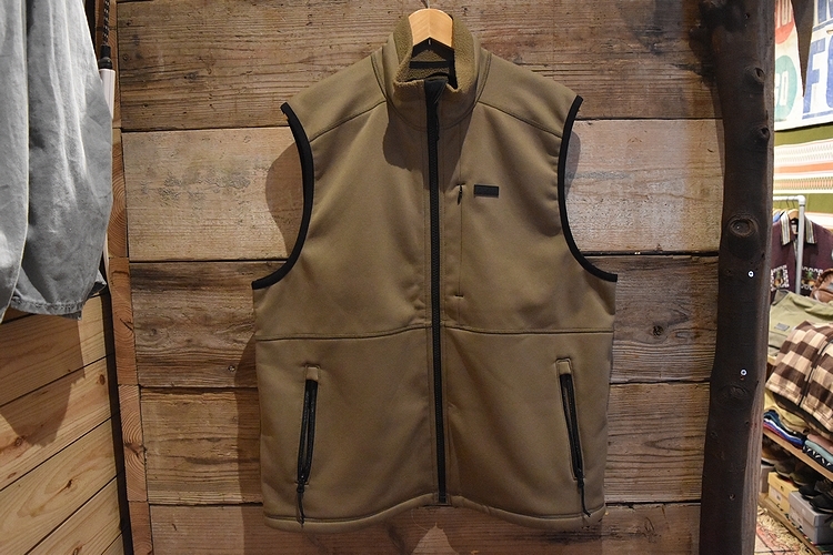 フラッシャー付きデッドストック品◎FILSONフィルソン マイナーズリッジフリースベストMベージュ系アメカジアウトドアワーク未使用品 t1224拍卖