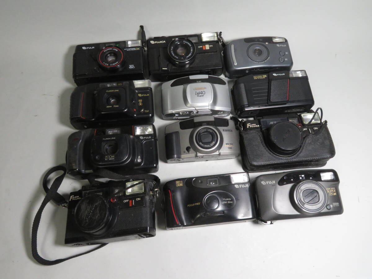 1円~スタート Konica/FUJIFILM コンパクト カメラ BIG MINIなど 12点 まとめ売り 現状品 lot:3253拍卖