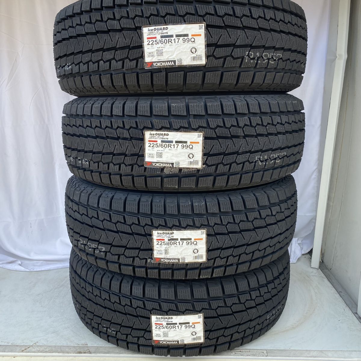 今季入荷分 2025年製 新品 ヨコハマ アイスガード SUV G075 225/60R17 4本 225/60-17 スタッドレスタイヤ 国内正規品 個人宅発送OK拍卖