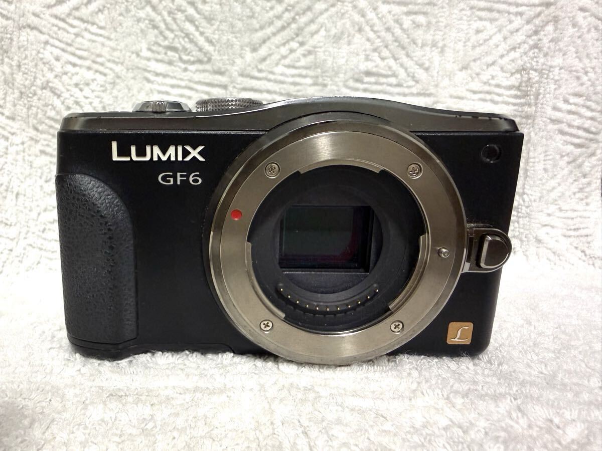 LUMIX Panasonic パナソニック ボディ DMC-GF6 ブラック ミラーレス一眼カメラ 本体のみ 拍卖