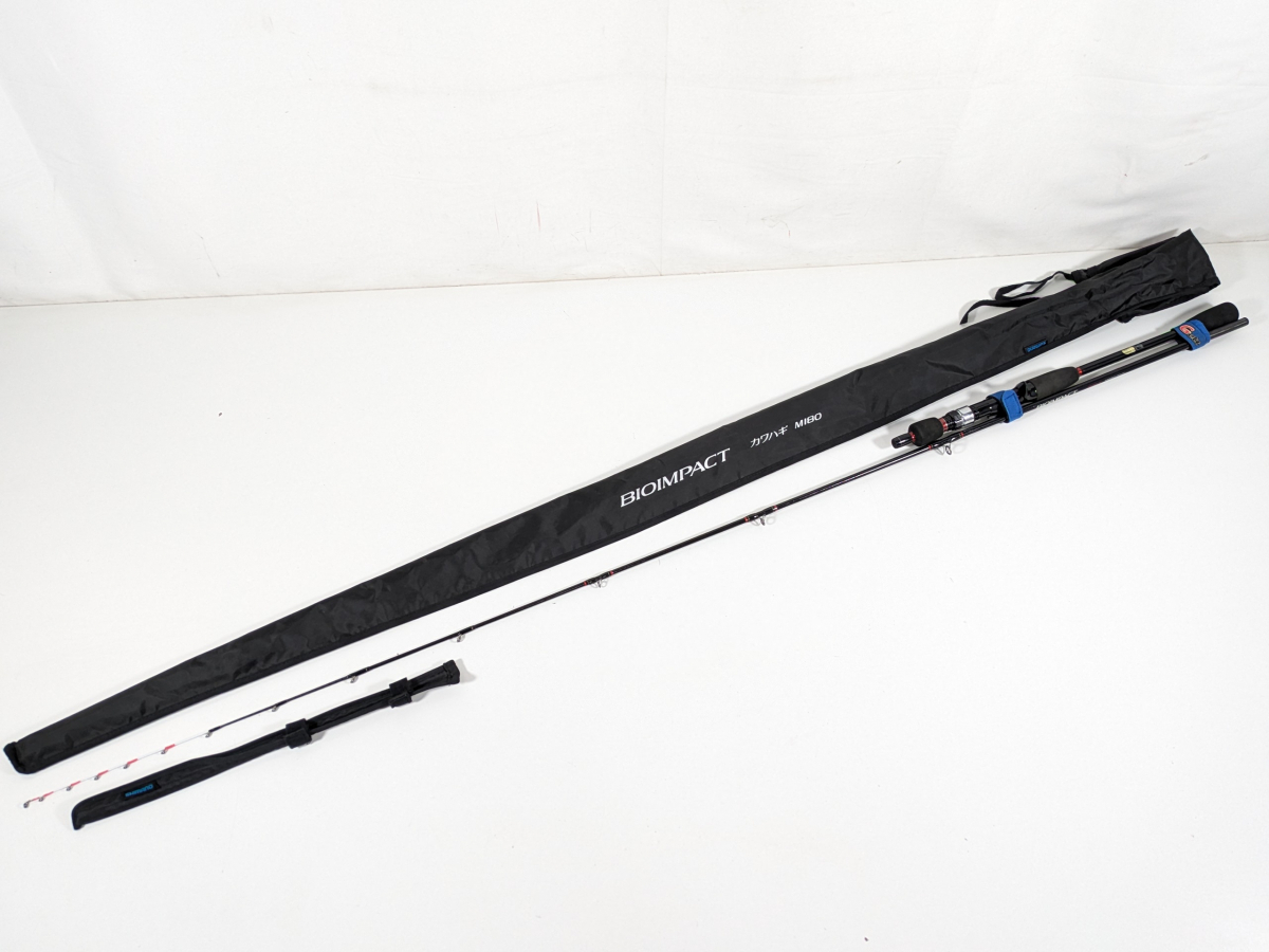 SHIMANO シマノ BIOIMPACT カワハギ M180 釣り竿 釣具 ロッド ケース付き_0JP_D0311-J008拍卖
