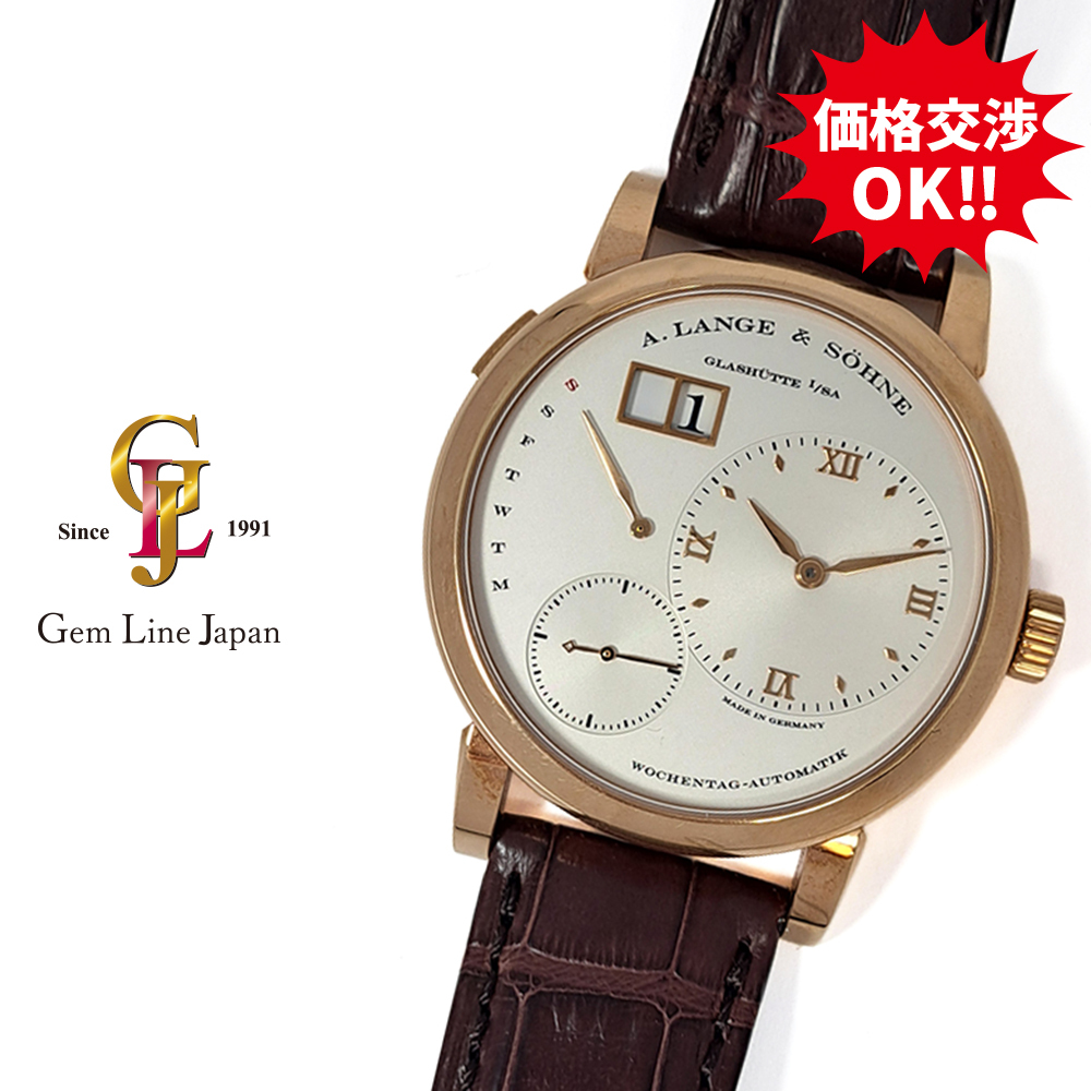 ランゲ&ゾーネ A. LANGE & SOHNE 320.032 ランゲ1 デイマティック ピンクゴールド 裏スケ メンズ 自動巻 時計拍卖