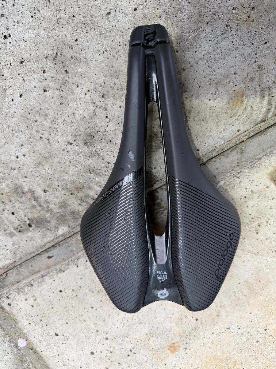 美品 プロロゴ ディメンション スペース Prologo Dimension SPACE 153mm 穴あき ロードバイク サドル拍卖