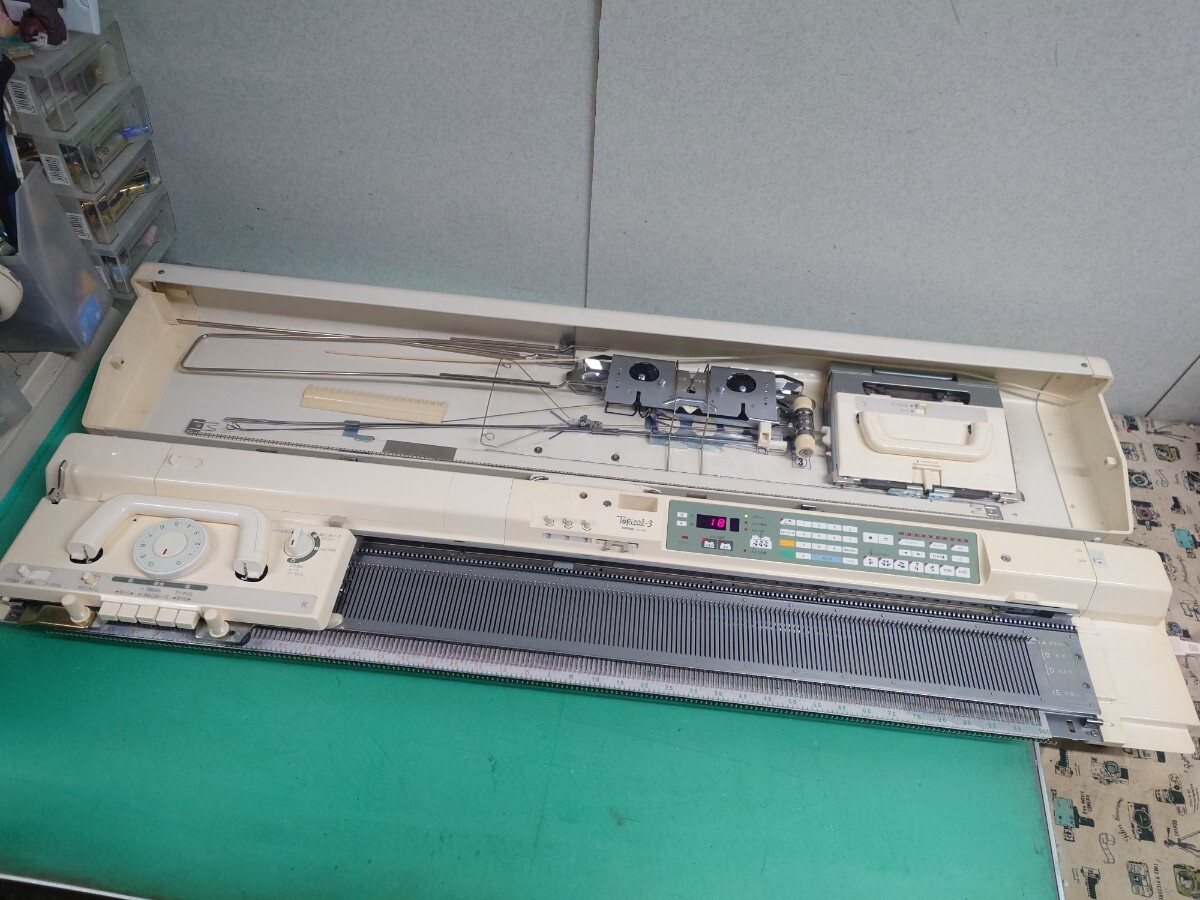 ● 希少 貴重 brother ブラザー topical-3 KH-940 トピカル 3 編機 編み機 あみ機 通電 デジタル 動作 確認済 比較的綺麗め ③拍卖