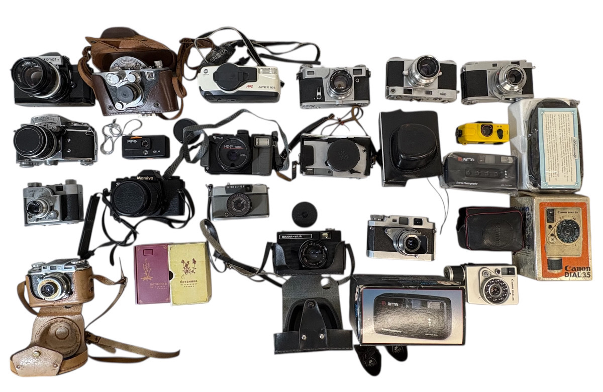 13648-014★フィルムカメラ 大量まとめ売り 約15点以上 Canon Nikon Olympus Mamiya 他 レトロ カメラセット★拍卖