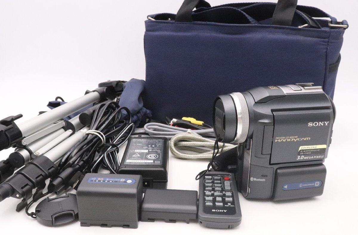 【ト長】SONY HANDYCAM DCR-PC300 ソニー ハンディカム ビデオカメラ 120x ブラック系カラー 通電確認済み IC651IOS54拍卖