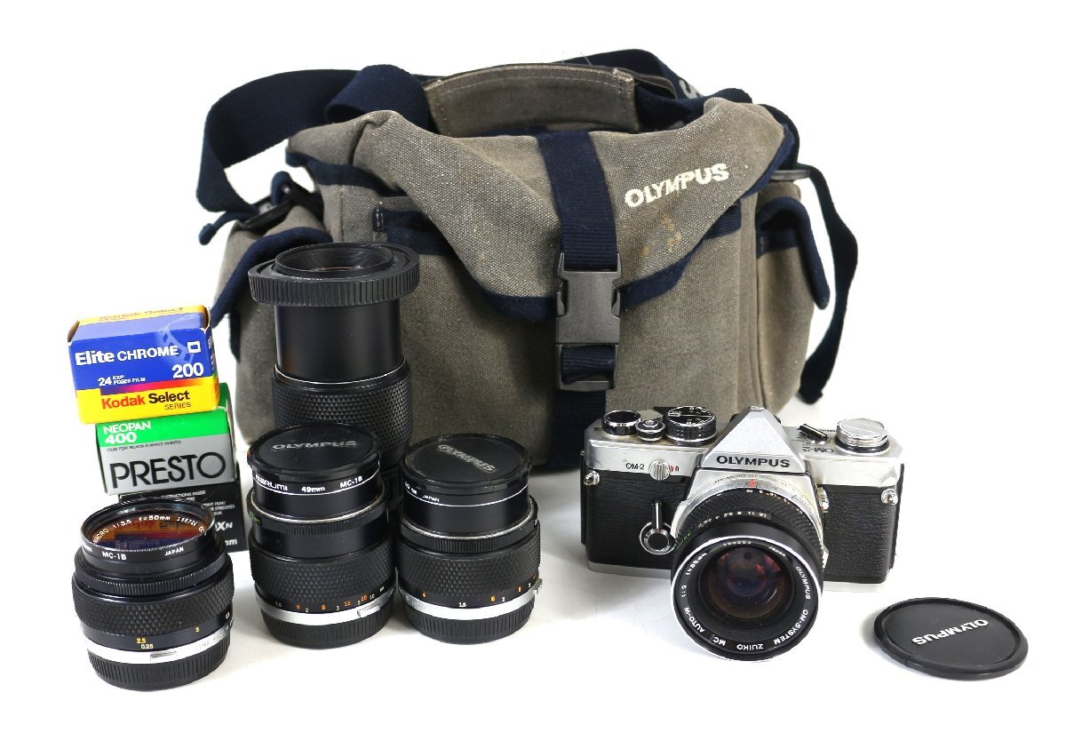 【ト足】 Olympus オリンパス フィルム 一眼 レフカメラ OM-2 Zuiko MC Auto-W 35mm f/2 / AUTO-ZOOM 未開封フィルム 他 まとめ CF025CHH70拍卖
