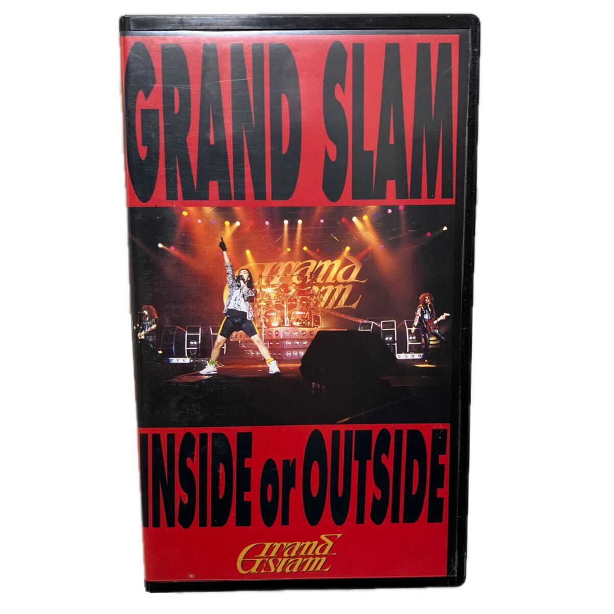 激レア!グランドスラム VHS GRAND SLAM INSIDE or OUTSIDE リアクション プレゼンス 44マグナム メイクアップ ジャパメタ 白田一秀拍卖