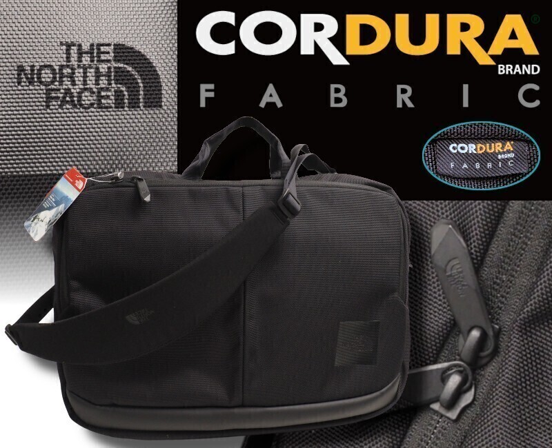 新品正規 ノースフェイス 海外限定 CORDURA強靭生地 CITY COMMUTER CROSS ショルダーバッグ/ビジネスバッグ ブラック(BLK)拍卖