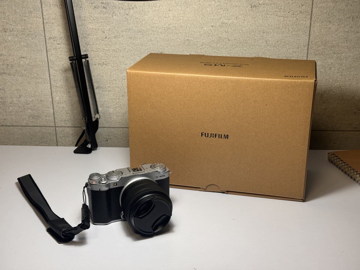 FUJIFILM 富士フイルム X-M5 シルバー レンズキット拍卖