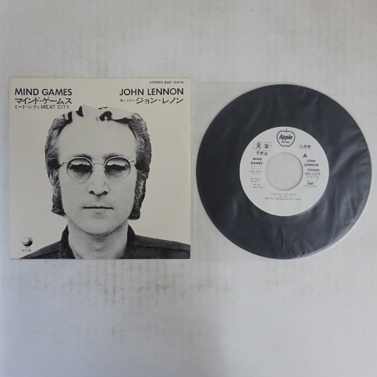 19071158;【国内盤/プロモ白ラベル/7inch】John Lennon ジョン・レノン / Mind Games マインド・ゲームス拍卖