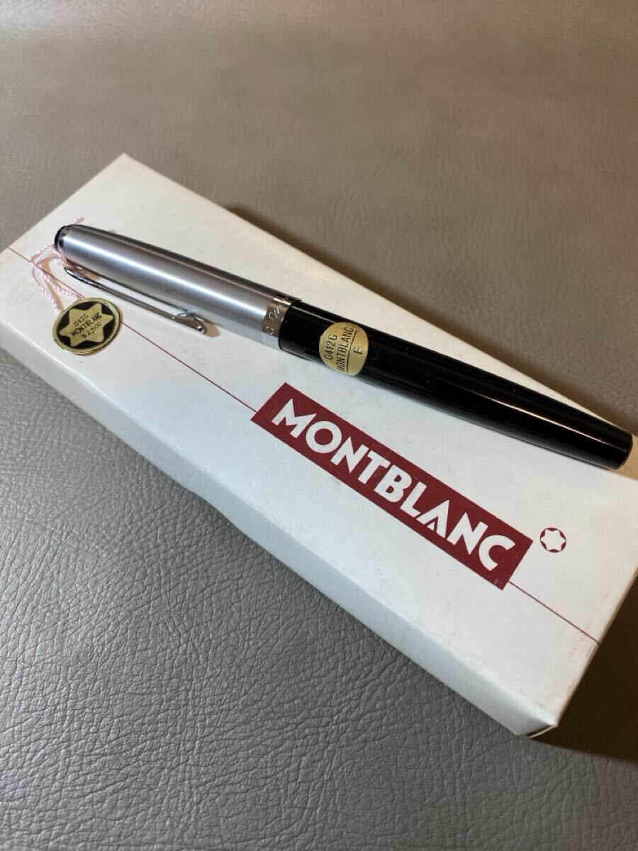 未使用品 MONTBLANC MONTE ROSA 1950年代 DEAD STOCK 細字F 14Kニブ ピストン式 モンブラン モンテローザ 金ペン レア 前期型 1スタ拍卖
