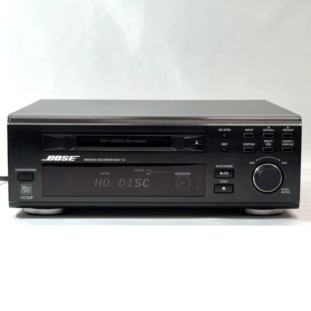 □【録音再生確認済】 BOSE MDA-12 MDデッキ MDLP対応 ミニディスクレコーダー 簡易動作確認済 オーディオ機器 □ F010325W拍卖