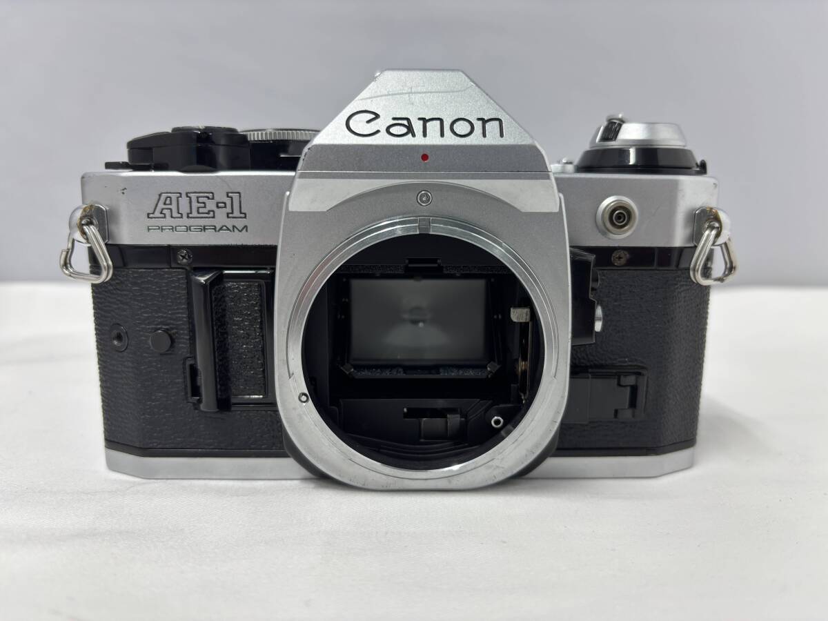 【動作確認済】Canon AE-1 PROGRAM シルバー ボディ キヤノン プログラム フィルム一眼レフカメラ レトロ 送料無料 Y260拍卖