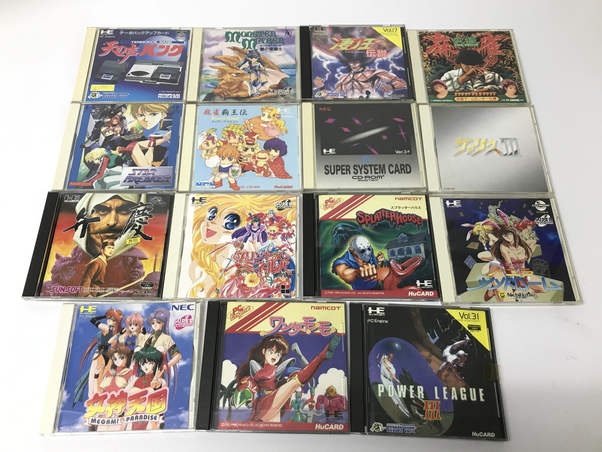 3.450 ▲ NECホームエレクトロニクス PCエンジン ゲームソフトまとめ スプラッターハウス ワンダーモモ イースIII拍卖