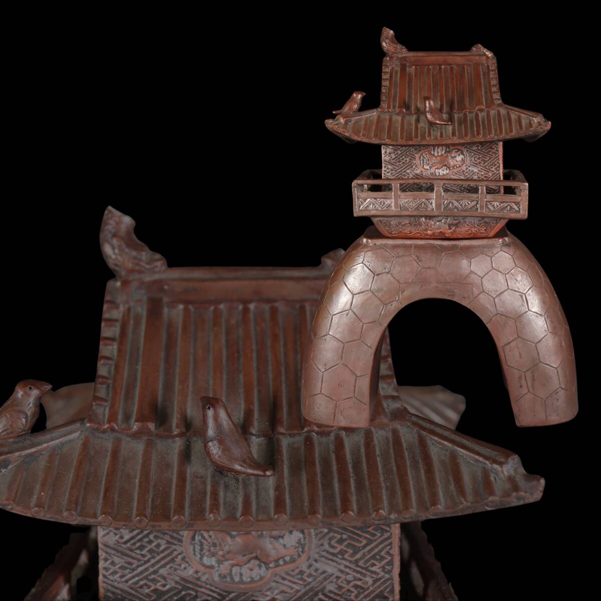 蔵出し品 古備前 時代 屋敷 香炉 A840拍卖