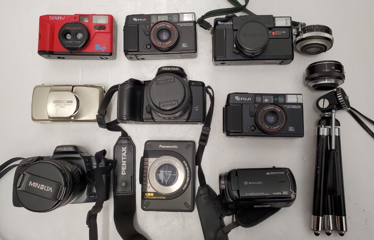 Mi★1円~【保管品】ジャンクカメラレンズまとめ 全て動作未確認品 PENTAX MINOLTA OLYMPUS 一眼レフ フィルムカメラ 0320③拍卖