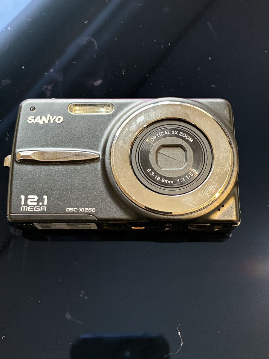 SANYO サンヨー DSC-X1260 ブラック コンパクトデジタルカメラ 拍卖