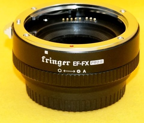 ★一発即決★fringer「EF-FX PRO II」FR-FX2★EF(-S)マウント用レンズを、FUJIFILM Xマウント機に★対応レンズはAF可★最新ファームウェア拍卖