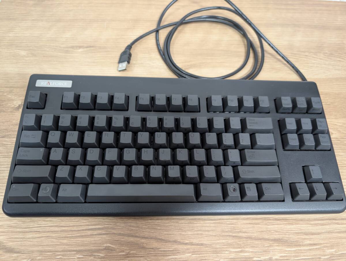 東プレ REALFORCE 87UB SE17T0 英語配列 テンキーレス 変荷重 昇華印刷 墨拍卖