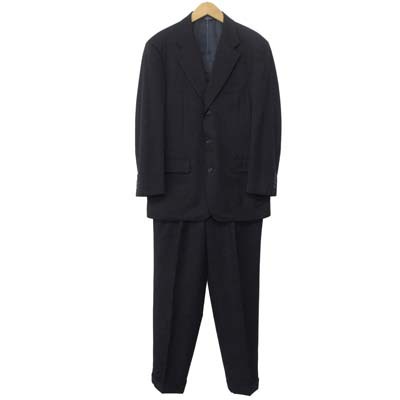ブルックスブラザーズ BROOKS BROTHERS スーツ セットアップ ストライプ ジャケット パンツ 37SHT 31W 紺 メンズ拍卖