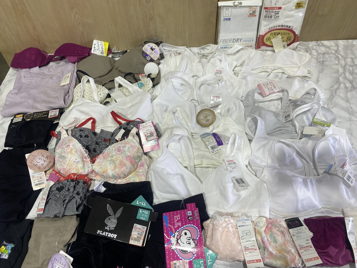 【44-90】未使用品 レディース 下着 肌着 まとめ売り グンゼ タンクトップ ブラジャー パンツ 等 サイズいろいろ 婦人 長期保管品拍卖
