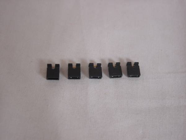 ★ジャンパーピン 5個 MB、HDD等の部品●ピッチ2.54② 拍卖
