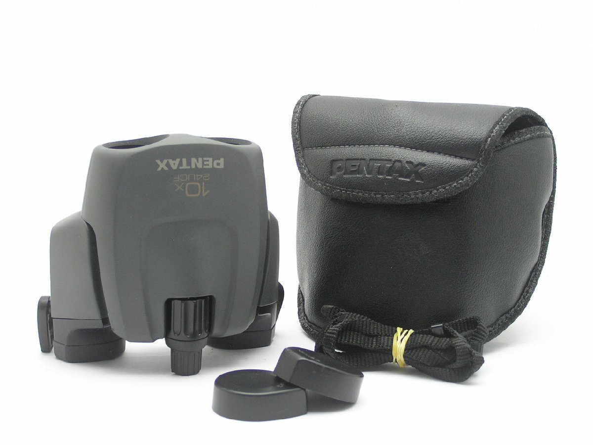 ★1円★ハローカメラ★1019 ペンタックス PENTAX 双眼鏡 10x24UCF 5° Case付 【レンズ:要清掃】 動作品 ジャンク拍卖