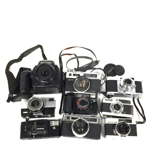 1円 PENTAX 645N 中判カメラ OLYMPUS XA A11 等 フィルムカメラ まとめセット ペンタックス オリンパスY40739-2拍卖