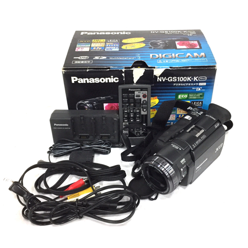 1円 Panasonic NV-GS100 3CCD miniDV ビデオカメラ 付属品あり Y18884-2拍卖