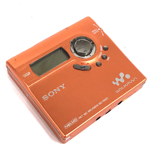 1円 SONY MZ-N920 ポータブルMDレコーダー MDウォークマン 動作未確認 現状品 ソニー C071104拍卖