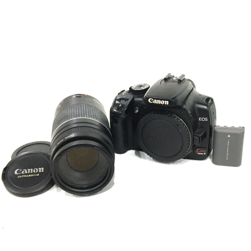 1円 Canon EOS Kiss Digital X EF 75-300mm 1:4-5.6 III 一眼レフ デジタルカメラ キャノン ズームレンズ Y1087450-7拍卖