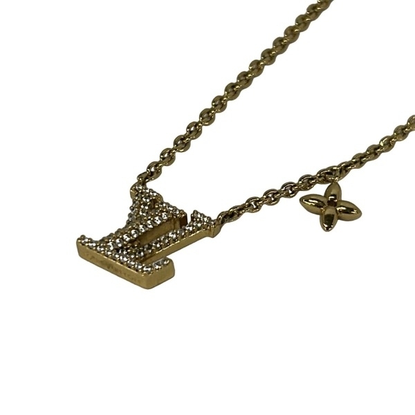 ルイヴィトン LOUIS VUITTON ネックレス M00596 ネックレスLVアイコニック ゴールド×クリア AK3273 美品 アクセサリー(首)拍卖