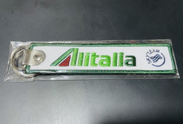 【激レア/新品未使用】Alitalia アリタリア航空 パッケージタグ CREW BAGGAGE FIAT イタ車好きにも 【完売】拍卖