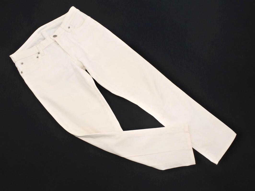 PRADA プラダ ストレッチ デニムパンツ size25/白 ■■ ☆ gcb7 レディース拍卖