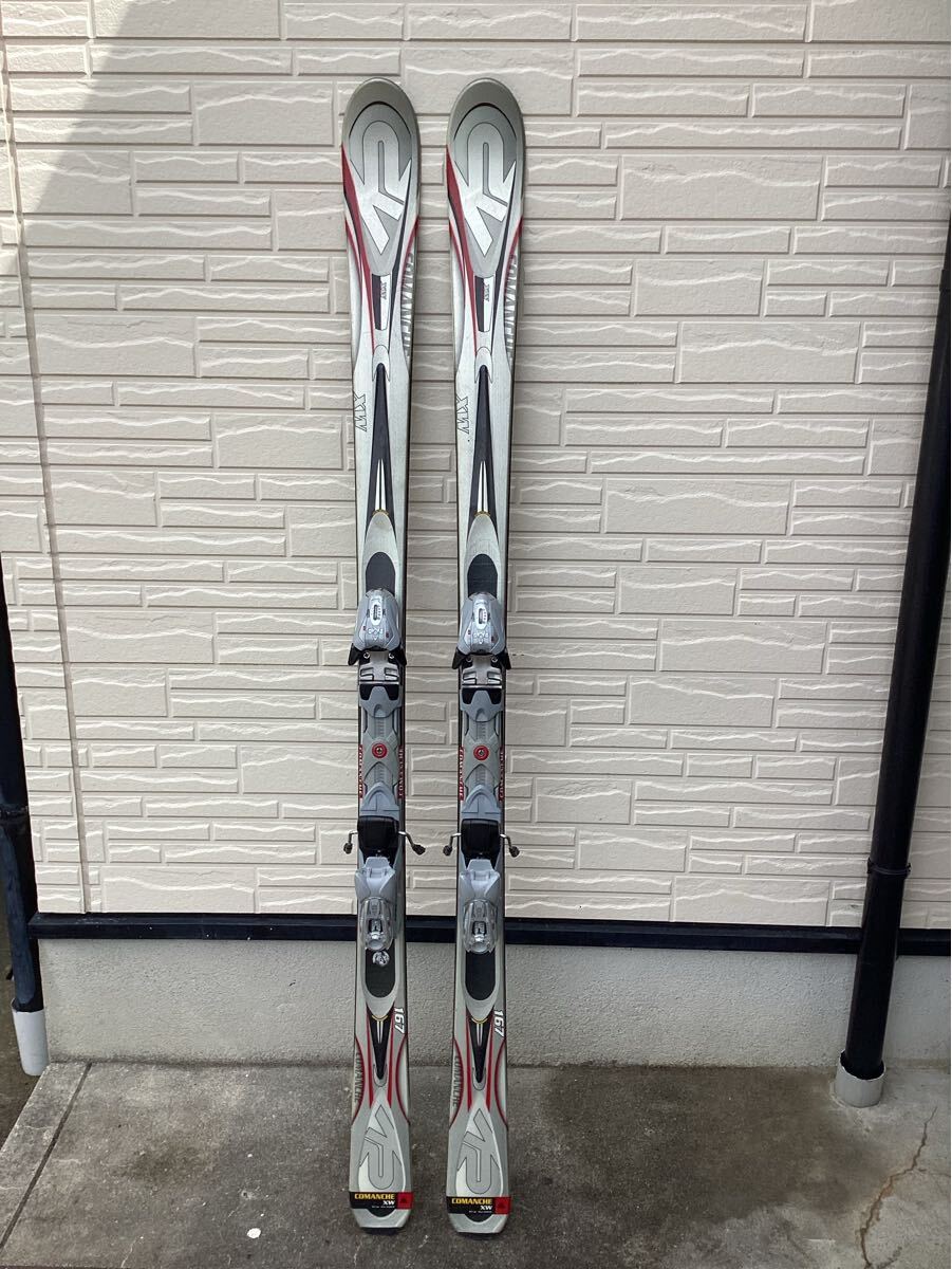 K2 スキー板 ビンディング付き COMANCHE(コマンチ)167cm s3拍卖