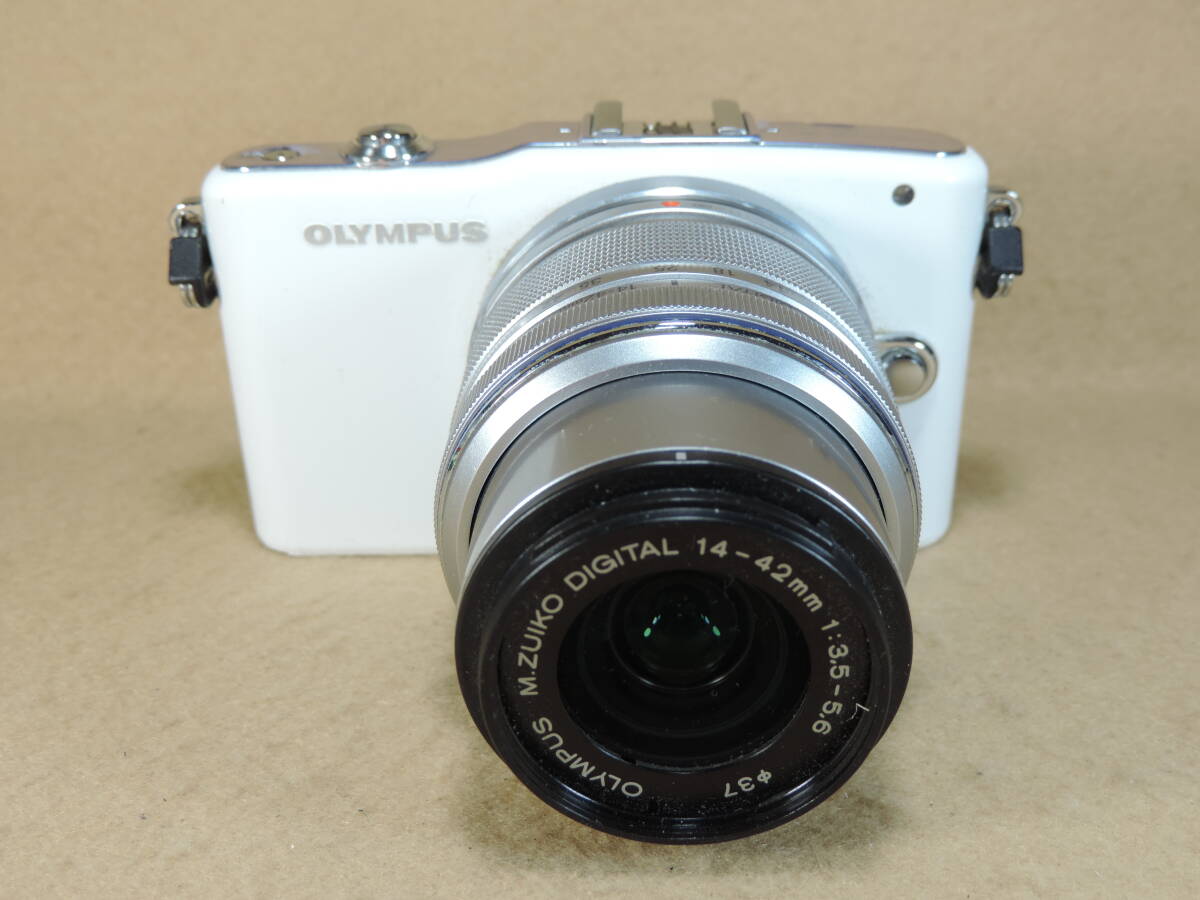 【夢オク】OLYMPUS オリンパス PEN Mini E-PM1 ミラーレスカメラ 14-42mmレンズNG コレクション放出拍卖